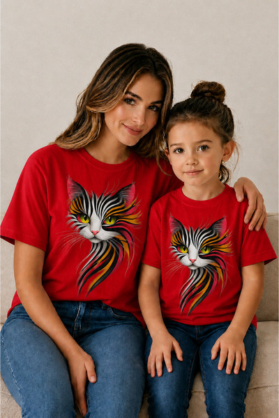 VODEXA Tricou supradimensionat pentru mamă și copil, combinație de tricouri, ...