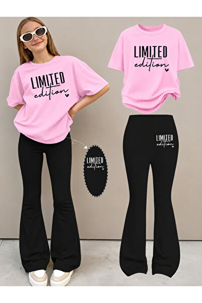 YUNAYT Set de pantaloni evazați și tricou spaniol pentru fete