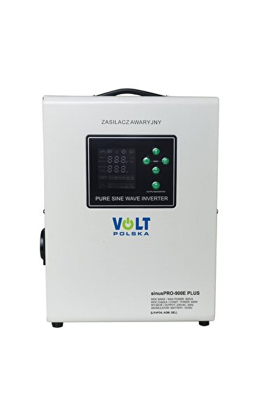 Volt Przetwornica POLSKA SINUSPRO 900E PLUS 12V 600/900W LiFePO4, MENU