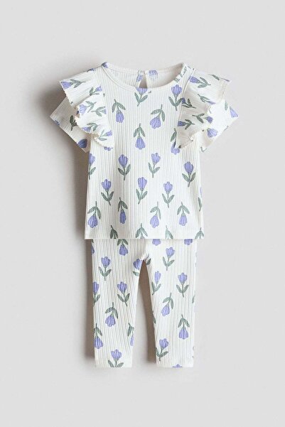 H&M 2-piece printed cotton set