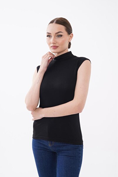 bykombincim Yarım Boğazlı Balıkçı Yaka VİSKON Sıfır Kol body VİSKON