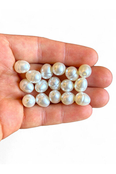 Bozhi Bead Set 10Gr Plastic Baroque Cream Pearl Plastic Pearl Bead Shaped
