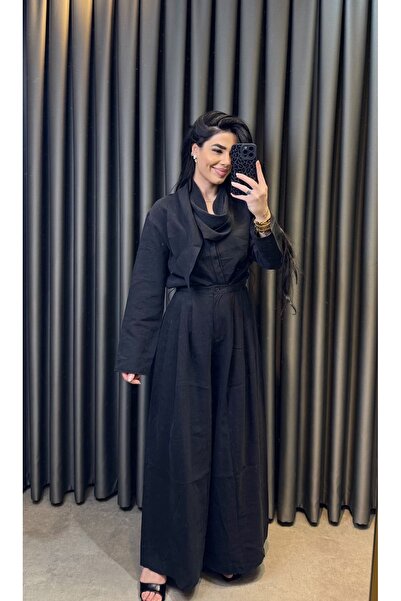 Nisam Tensel Palazzo Suit with Shawl