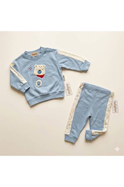 KapsülBebek 2-Piece Baby Tracksuit Set – 100% Cotton