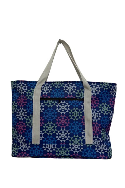 madbag Large Size, Patterned Woven Polyester, Nano Fabric, Sand and Water Rep...