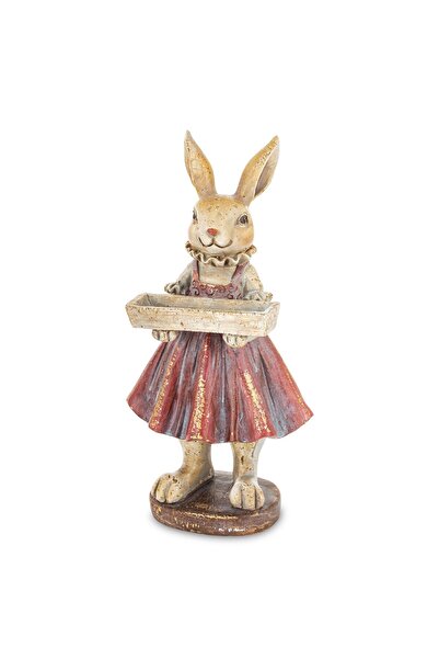 DecoDepot Figurină iepure, colorată, 20x10x8 cm
