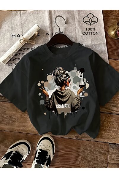 121 Women's Short Sleeve Printed 100% Pure Versatile Mother's Day T-Shirt