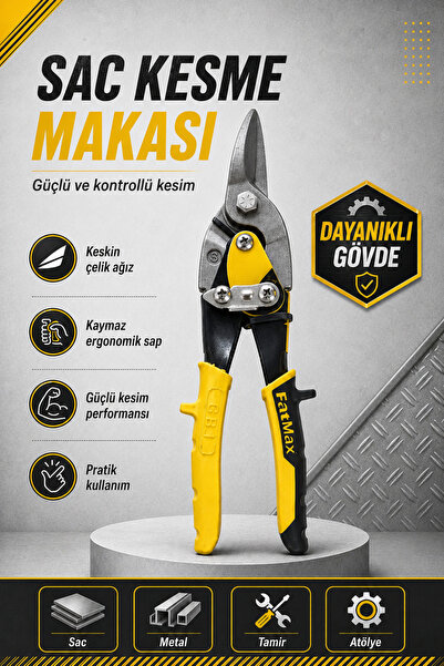 GÜZELYÜZ AVM Alüminyum Sac Kesme Makası