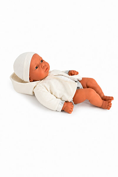Toyx Roza Yenidoğan Et Bebek 40 CM – Battaniyeli Kapüşonlu Ceketli Gerçekçi O...