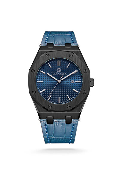LAVORIA Lafuria Men's Watch Leather Elegance - the Ideal Choice for the Moder...