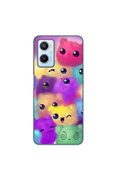 OEM Husa compatibila cu Oppo A96 4G Silicon Gel Tpu Model Pufosi Colorati