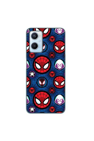 OEM Θήκη συμβατή με Oppo A96 4G, από σιλικόνη gel TPU, με σχέδιο προσώπου Spi...