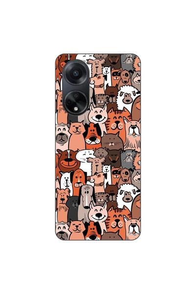 OEM Husa compatibila cu Oppo A98 5G Silicon Gel Tpu Model Caini si Pisici Pat...