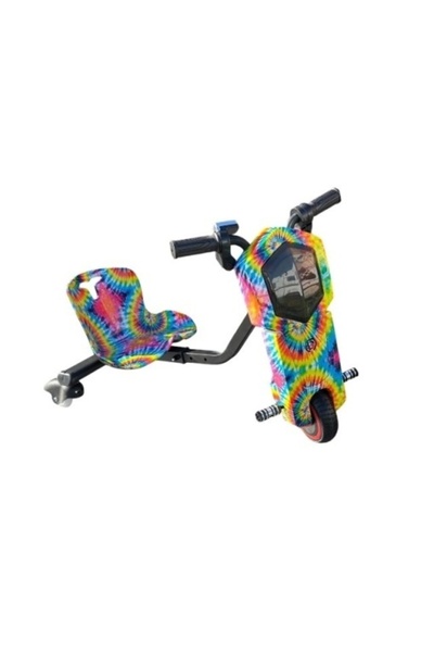 E-ANAMAG Tricicletă electrică pentru copii cu 360 °   Drift – 350 W, 36 V, Bl...