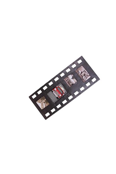 Generic Brand Decorative Metal Frame Film Strip Themed Set of Four