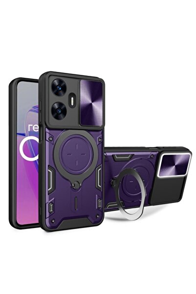 sscase Sliding Camshield Σκληρή Θήκη με Δαχτυλίδι Purple (Realme C55)