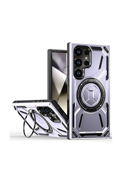 sscase MagSafe Holder Σκληρή Θήκη με Δαχτυλίδι Purple (Samsung Galaxy S25 Ult...