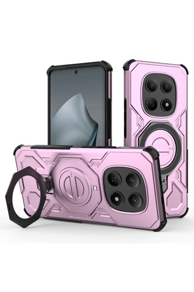sscase Dynamic MagSafe Σκληρή Θήκη με Δαχτυλίδι Pink (Xiaomi Redmi Note 15 4G)
