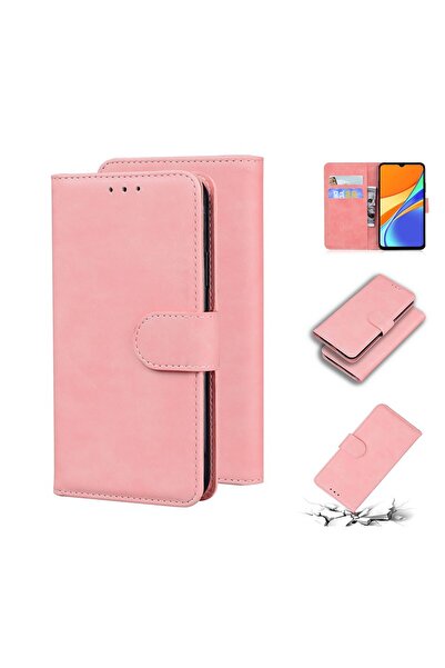 sscase Skin Feel θήκη Πορτοφόλι Pink (Xiaomi Redmi 9C)