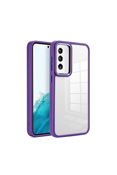 sscase Clear Acrylic Σκληρή Θήκη Σιλικόνης Dark Purple (Samsung Galaxy S23 5G)