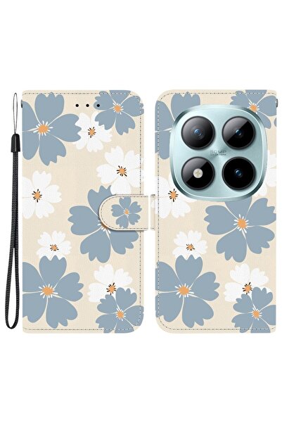 sscase Colored Drawing Θήκη Πορτοφόλι Blue Daisy (Xiaomi Redmi Note 15 Pro Pl...
