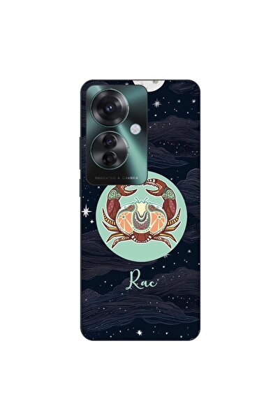 OEM Калъф, съвместим с Oppo Reno11 F 5G, силиконов гел TPU, с шарка Хороскоп Рак