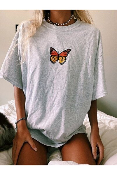 bellanova Unisex Oversize Printed T-Shirt Streetwear Comfortable Fit Daily Pr...