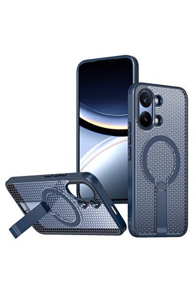 sscase Grid Magsafe Σκληρή Θήκη με Stand Blue (Xiaomi Poco X8 Pro Max 5G)