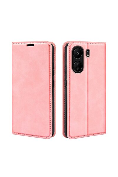 sscase Retro Magnetic Θήκη Βιβλίο Pink (Xiaomi Redmi 13C/Poco C65)