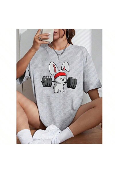 bellanova Unisex Oversize T-shirt με στάμπα Streetwear Άνετη εφαρμογή Daily P...