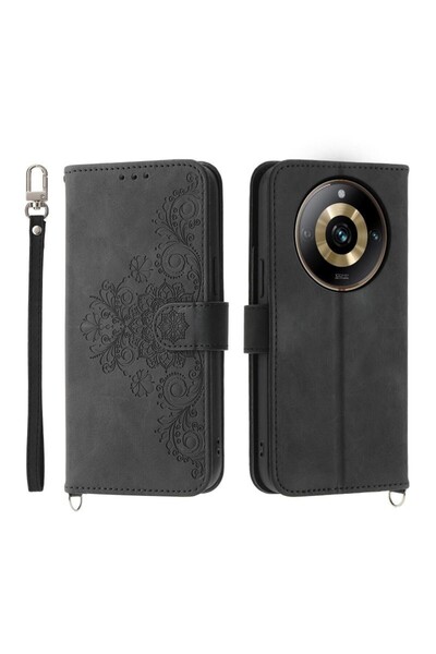 sscase Skin-feel Embossed Θήκη Πορτοφόλι Black (Realme 11 Pro 5G / 11 Pro Plu...