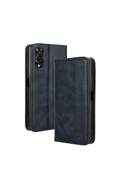 sscase Retro Θήκη Βιβλίο Blue (TCL 50 SE)