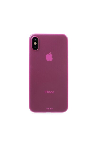 sscase Ultrathin Matte Σκληρή Θήκη Rose (Apple iPhone X/Xs)