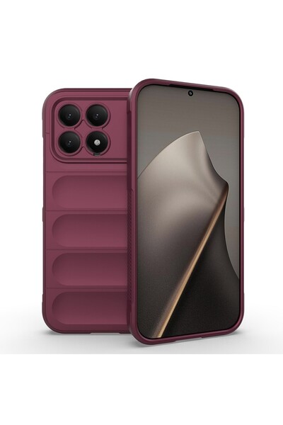 sscase Magic Shield Θήκη Σιλικόνης Wine Red (Xiaomi Poco F8 Pro 5G)