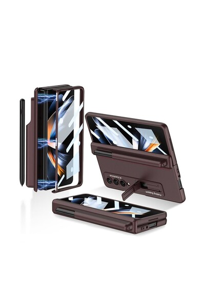 sscase Magnetic Hinge Flip με Θήκη για Πενάκι και Stand Wine Red (Samsung Gal...