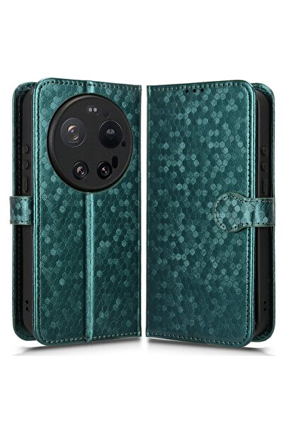sscase Honeycomb Θήκη Πορτοφόλι Green (Xiaomi 17 Ultra 5G)