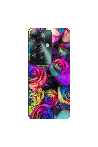 OEM Husa compatibila cu Oppo Reno11 F 5G Silicon Gel Tpu Model Trandafiri Col...