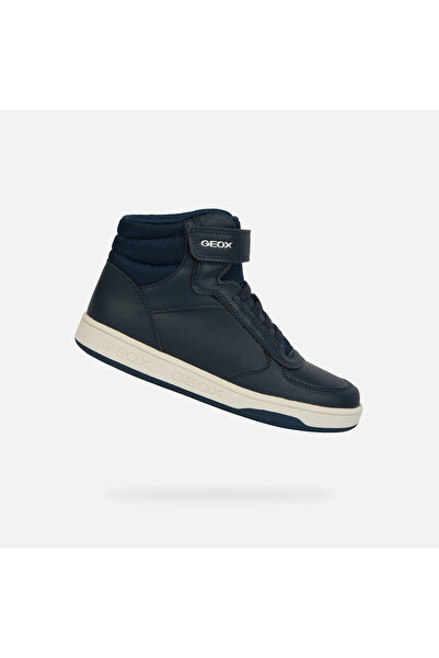 Geox Pantofi de gleznă pentru băieți, albastru închis, Maltin