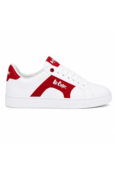 Lee Cooper LC-31009 Beyaz Kırmızı Spor Ayakkabı