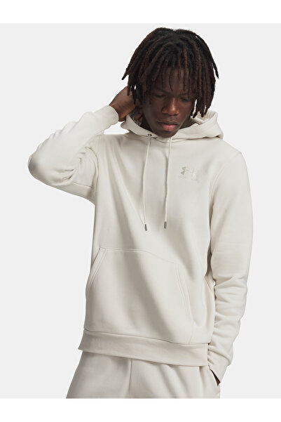 Under Armour Hanorac bărbătesc UA Icon Fleece Hoodie-WHT