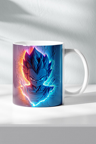 DekorHane Dragon Ball Anime Figured Porcelain, Son Goku Vegeta Themed, Gift T...
