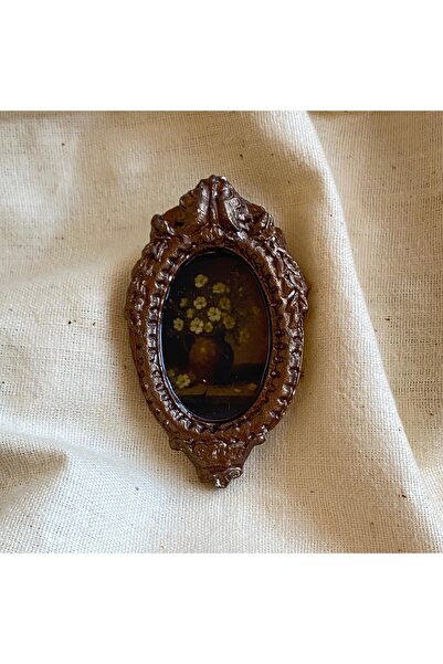 Nesteren Atölye Vintage Tasarım Dekoratif Mini Tablo - Magnet & Duvar Süsü -A...