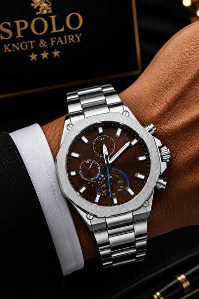 S.POLO Gift Steel Cord Men's Wristwatch Father's Day Gift Valentine's Day Gift