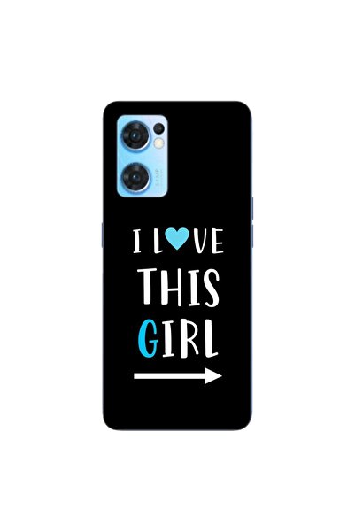 OEM Husa compatibila cu Oppo Reno7 5G Silicon Gel Tpu Model Cupluri I love Th...