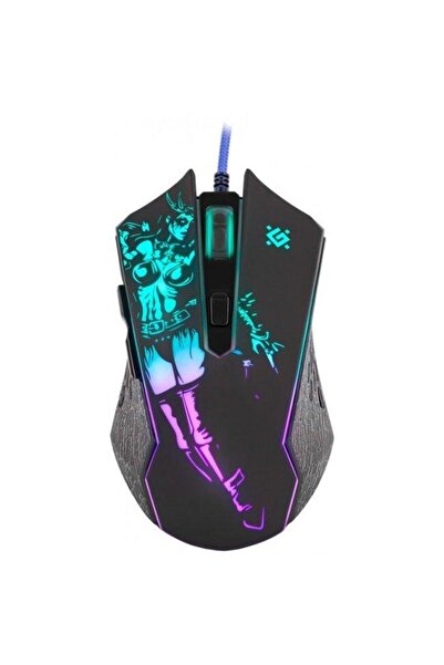 Defender Mouse de gaming GM-933 Sin'Sister, 7200 DPI, iluminare RGB, cu fir, ...