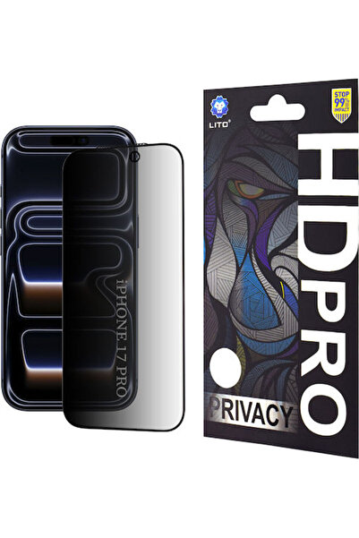 Lito HD Pro Προστασίας Προσωπικών Δεδομένων iPhone 17 Pro Μαύρο