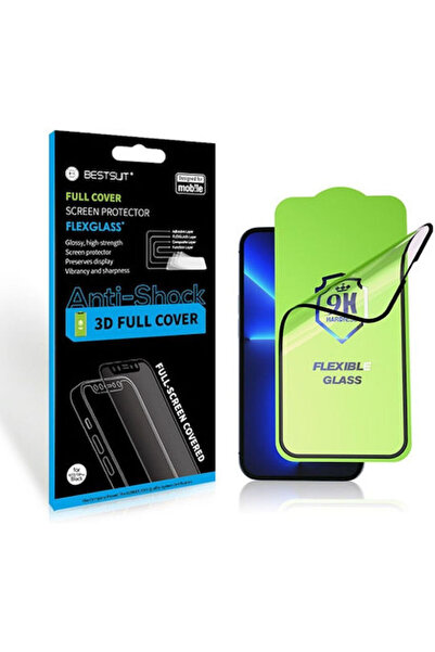 BestSuit Sticlă securizată 5D de 0.38mm, cu acoperire completă, negru (Galaxy...