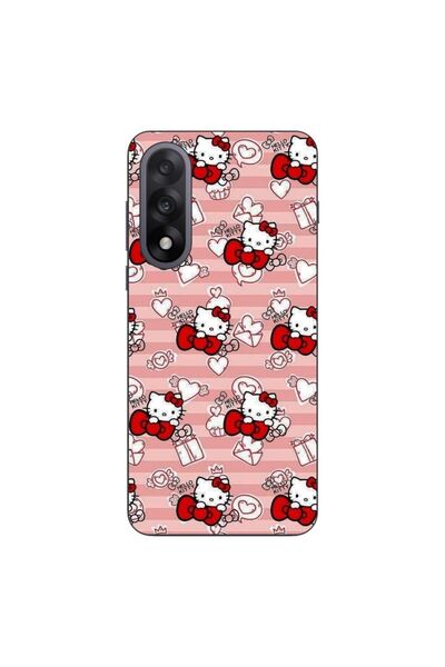 OEM Husa compatibila cu OnePlus Nord 5 Silicon Gel Tpu Model Hello Kitty Roz ...