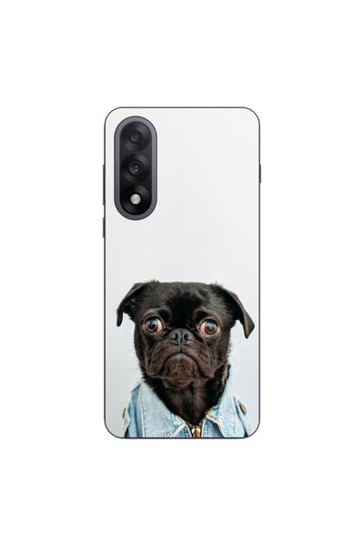 OEM Калъф, съвместим с OnePlus Nord 5, силиконов гел TPU, с десен Мопс, моден