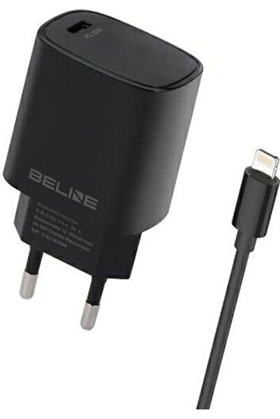 Beline Φορτιστής με θύρα USB-C και καλώδιο USB-C σε Lightning, 20W Power Deli...